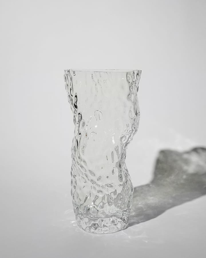 Vase Ostrea Rock verre 30 cm - Transparent - Hein Studio