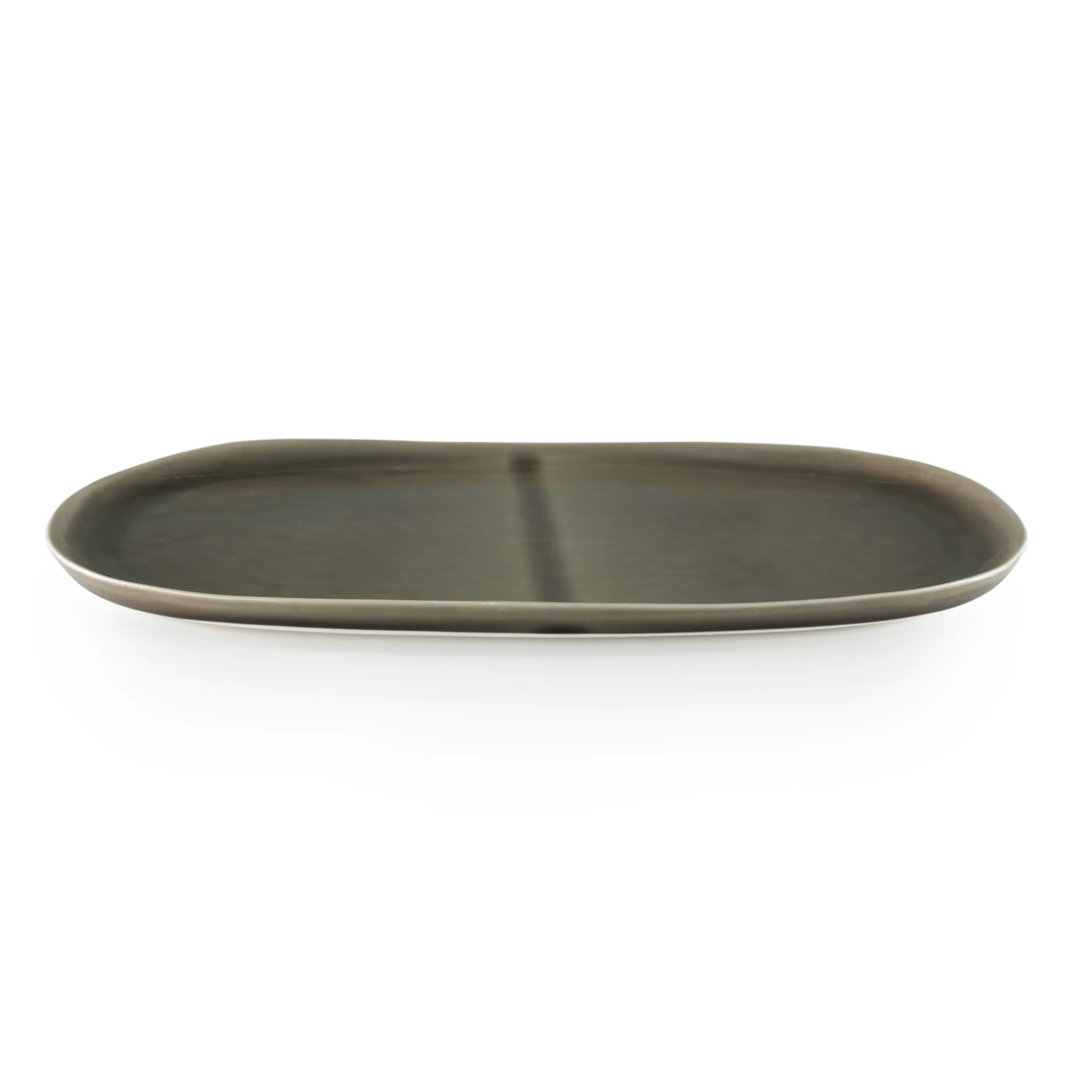 Assiette ovale Heirol x Nosse Svelte 30 cm, Olive Heirol