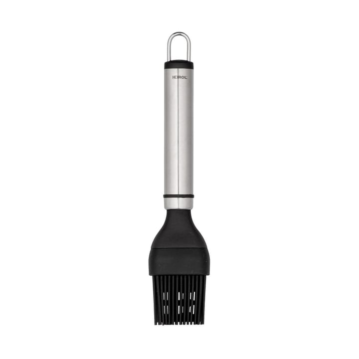 Brosse en silicone Steely Heirol - Noir-acier inoxydable - Heirol