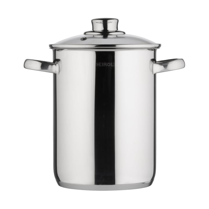 Casserole à asperges avec insert Steely Heirol - 4 litres - Heirol