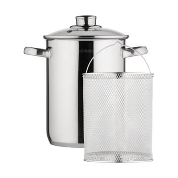 Casserole à asperges avec insert Steely Heirol - 4 litres - Heirol