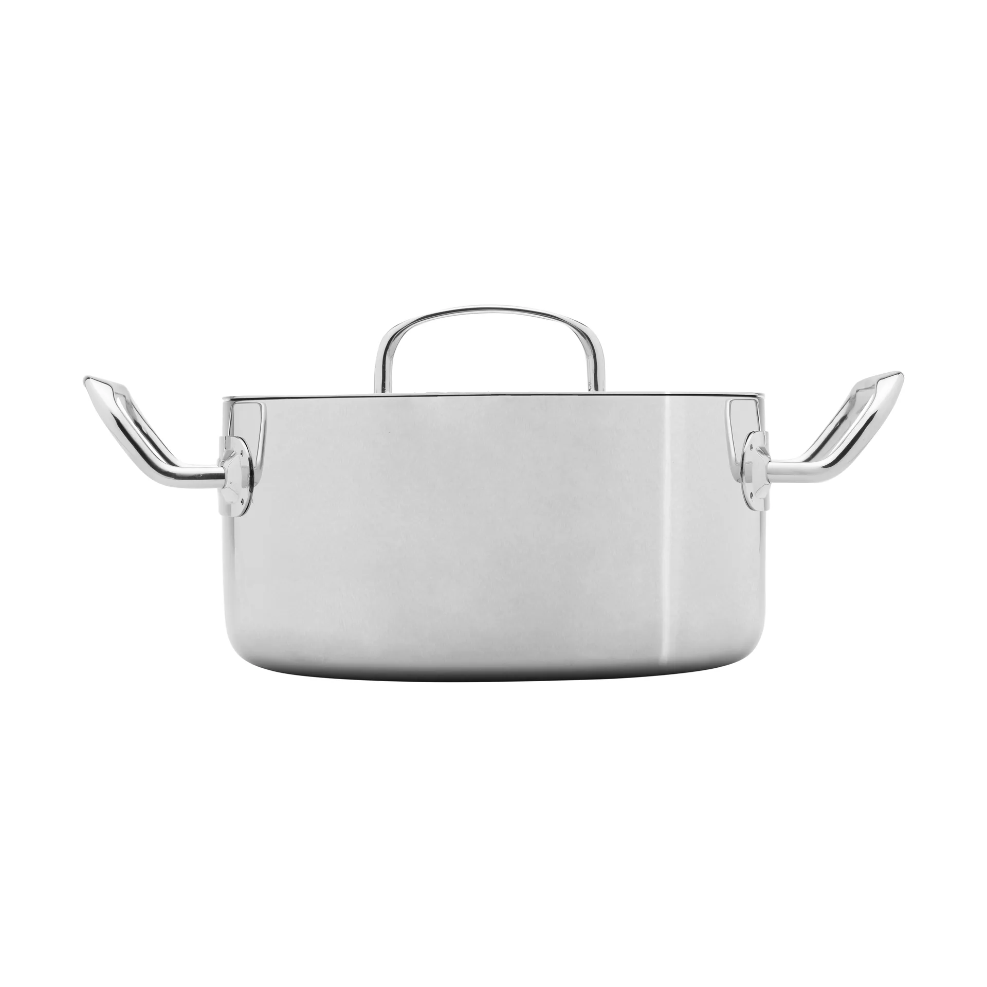 Casserole avec couvercle 3 litres Heirol Steely Classic Triply, Acier inoxydable Heirol
