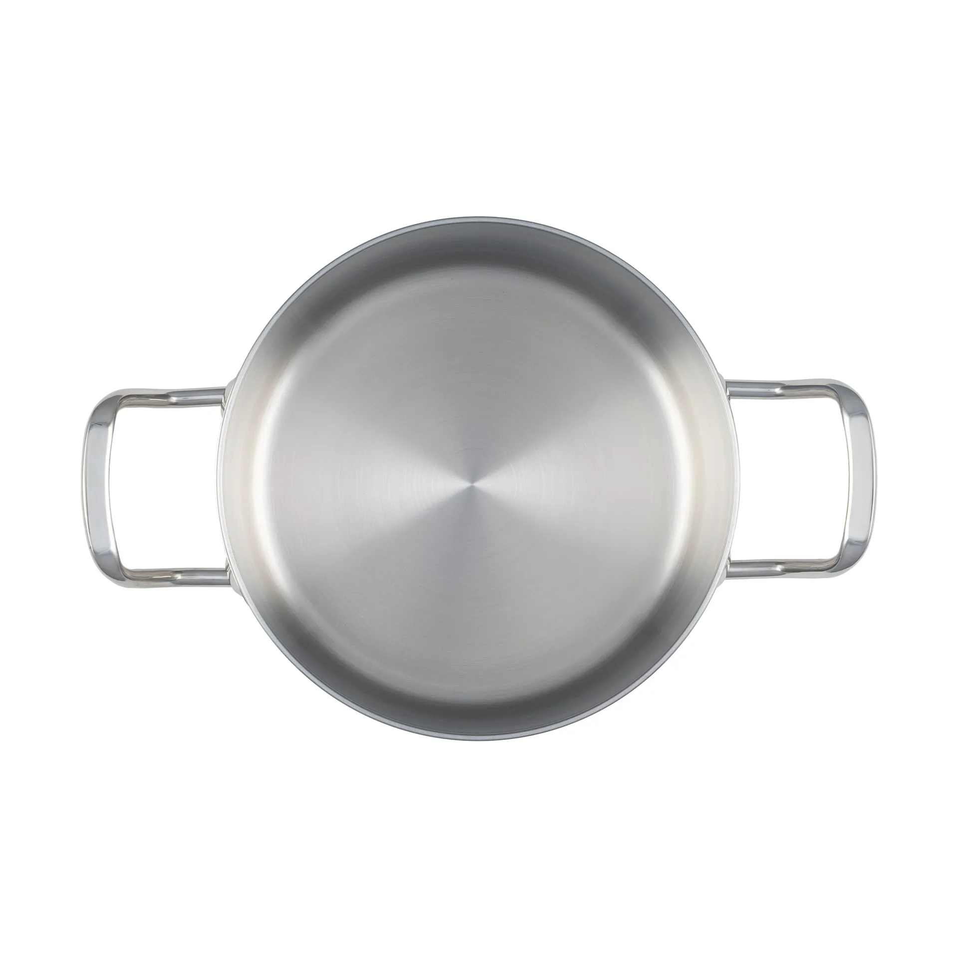 Casserole avec couvercle 3 litres Heirol Steely Classic Triply, Acier inoxydable Heirol