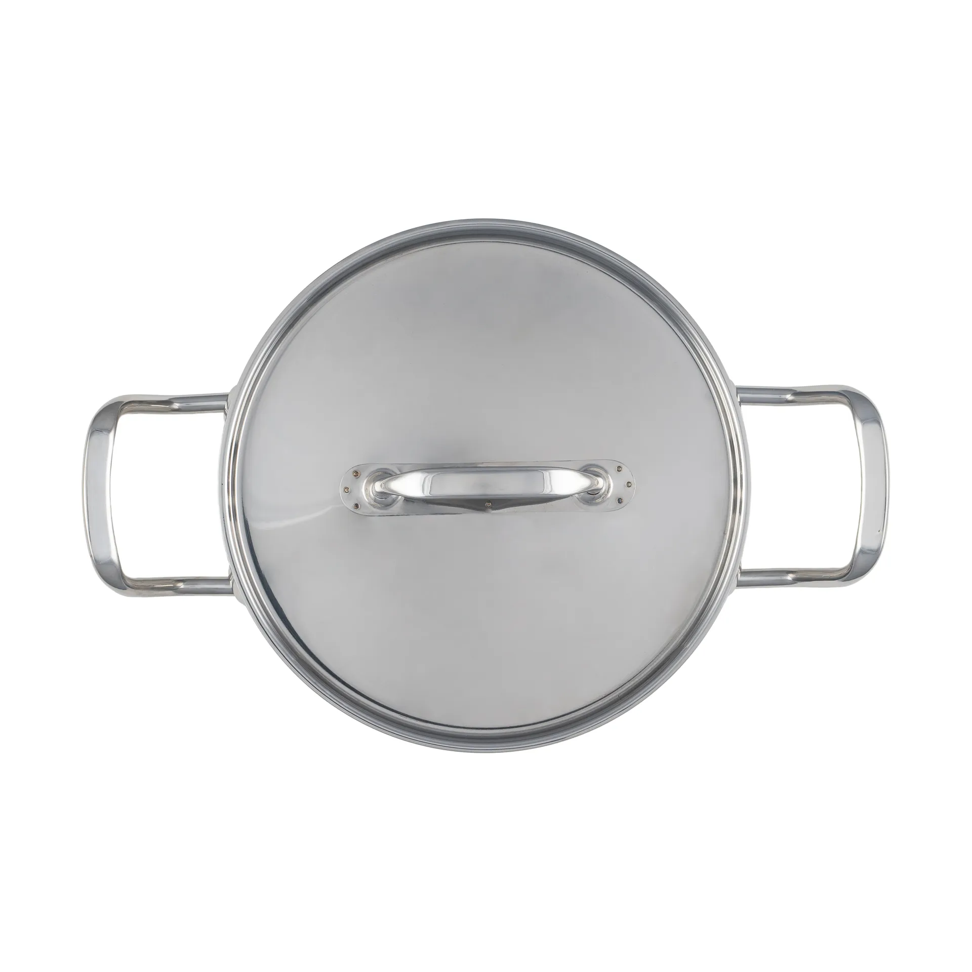 Casserole avec couvercle 3 litres Heirol Steely Classic Triply, Acier inoxydable Heirol