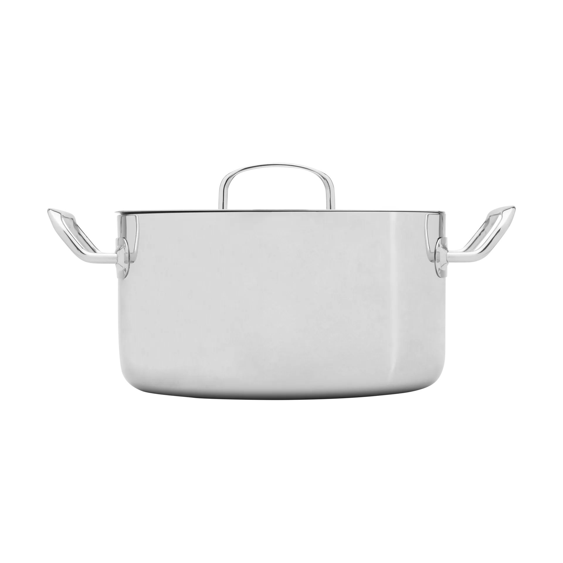 Casserole avec couvercle 5,5 litres Heirol Steely Classic Triply, Acier inoxydable Heirol
