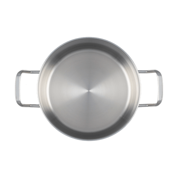 Casserole avec couvercle 5,5 litres Heirol Steely Classic Triply - Acier inoxydable - Heirol
