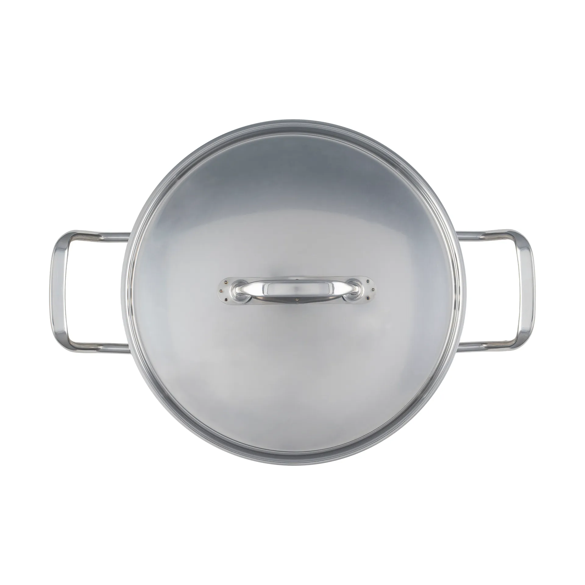 Casserole avec couvercle 5,5 litres Heirol Steely Classic Triply, Acier inoxydable Heirol