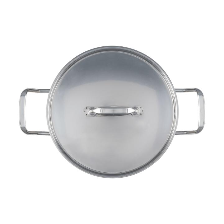 Casserole avec couvercle 5,5 litres Heirol Steely Classic Triply, Acier inoxydable Heirol