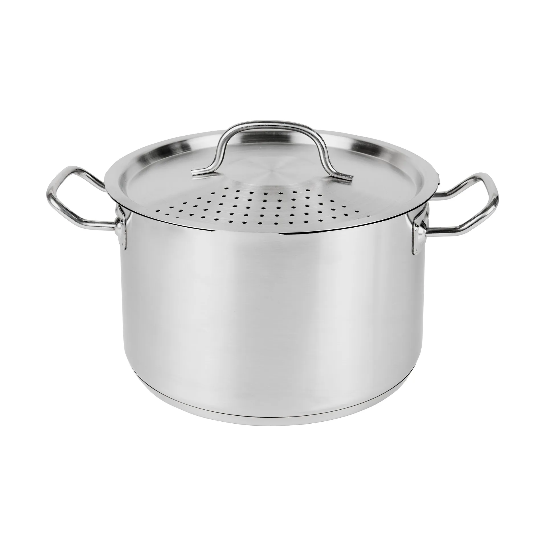 Casserole avec couvercle et passoire intégrée Steely Heirol, 5 litres Heirol