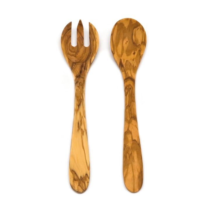 Couverts à salade Heirol en bois d'olivier 2 pièces - 30 cm - Heirol