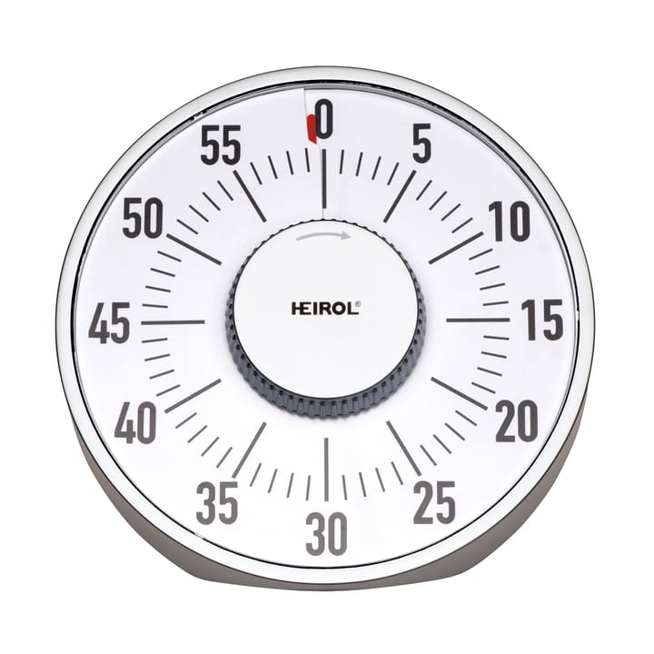 Grand minuteur magnétique Heirol - Blanc-acier inoxydable - Heirol