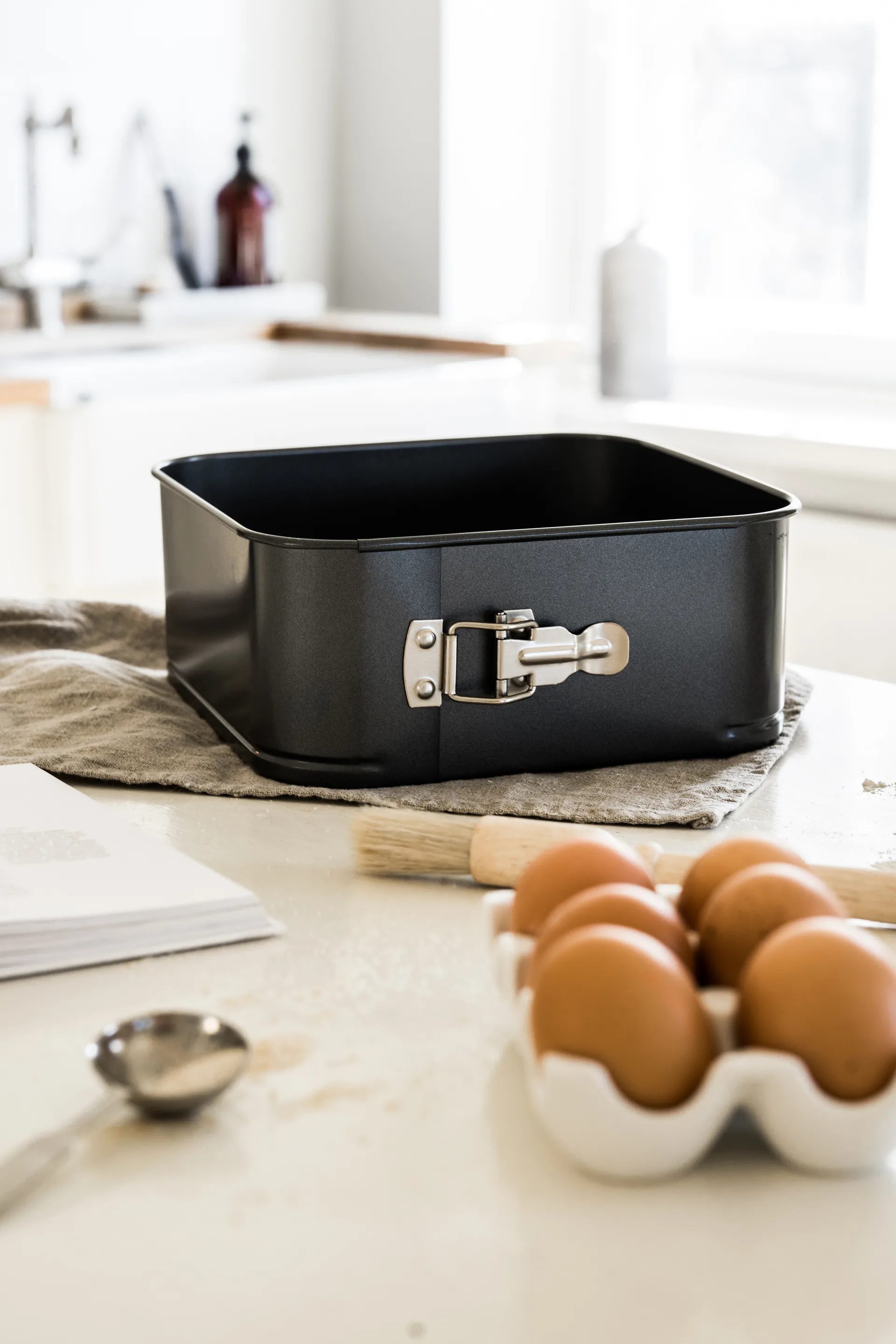 Heirol moule à charnière carré extra haut, 24x24 cm Heirol