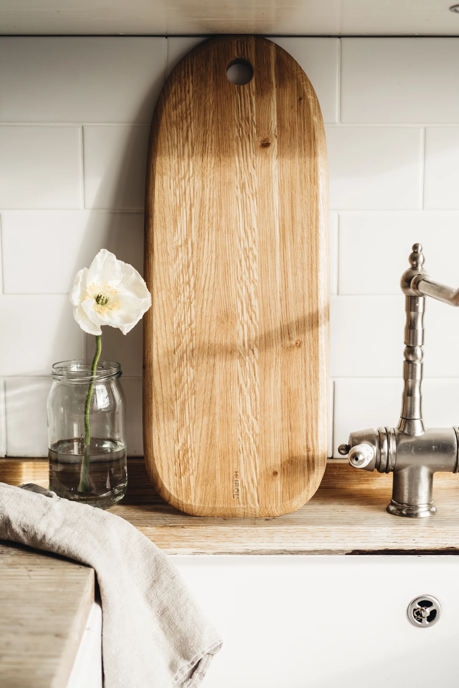 Heirol planche à découper en chêne, 21x55 cm Heirol