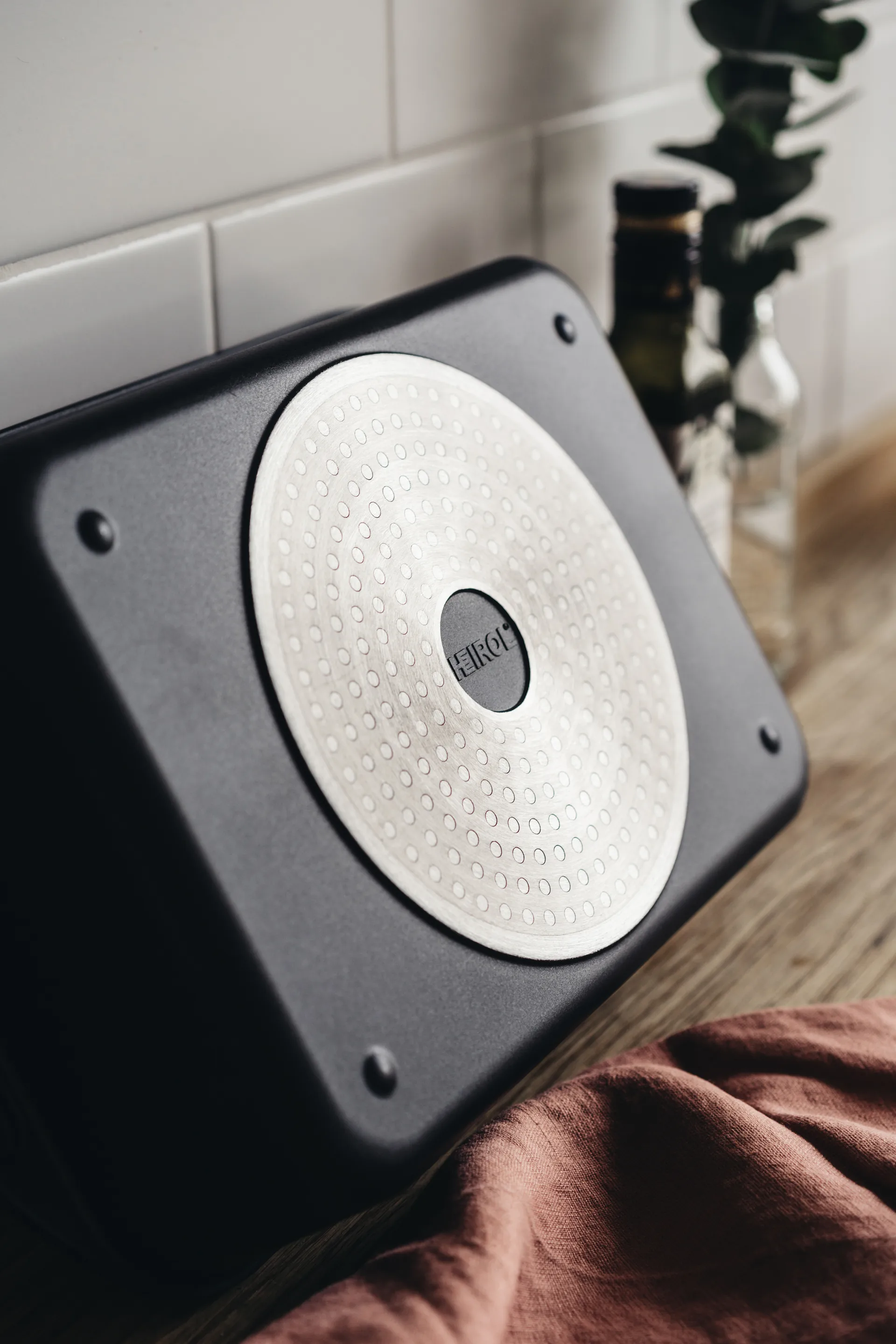 Heirol plat à four avec plaque à induction et couvercle, 22x33 cm Heirol