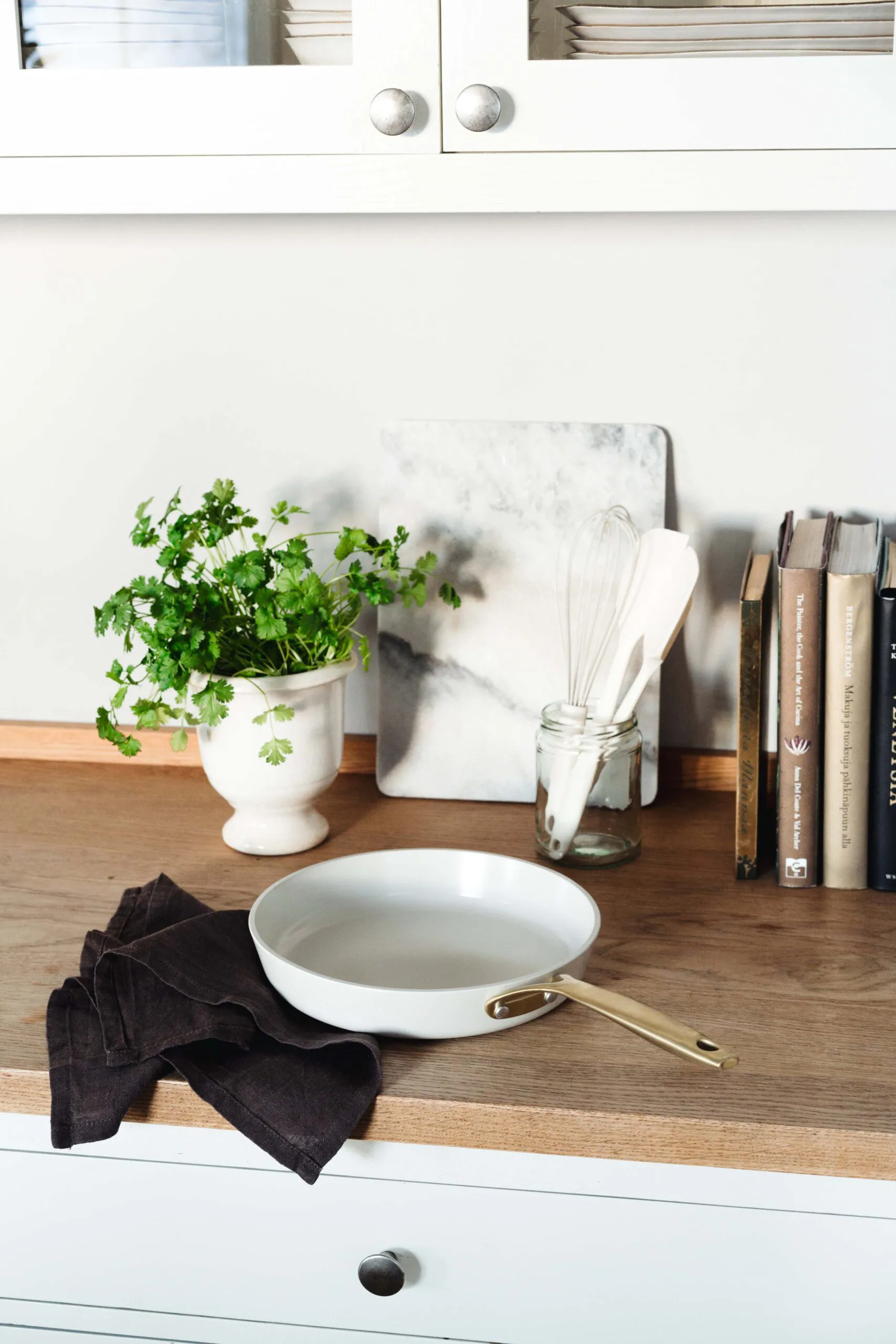 Poêle Heirol Royal Pearl Ø28 cm, Blanc-or Heirol