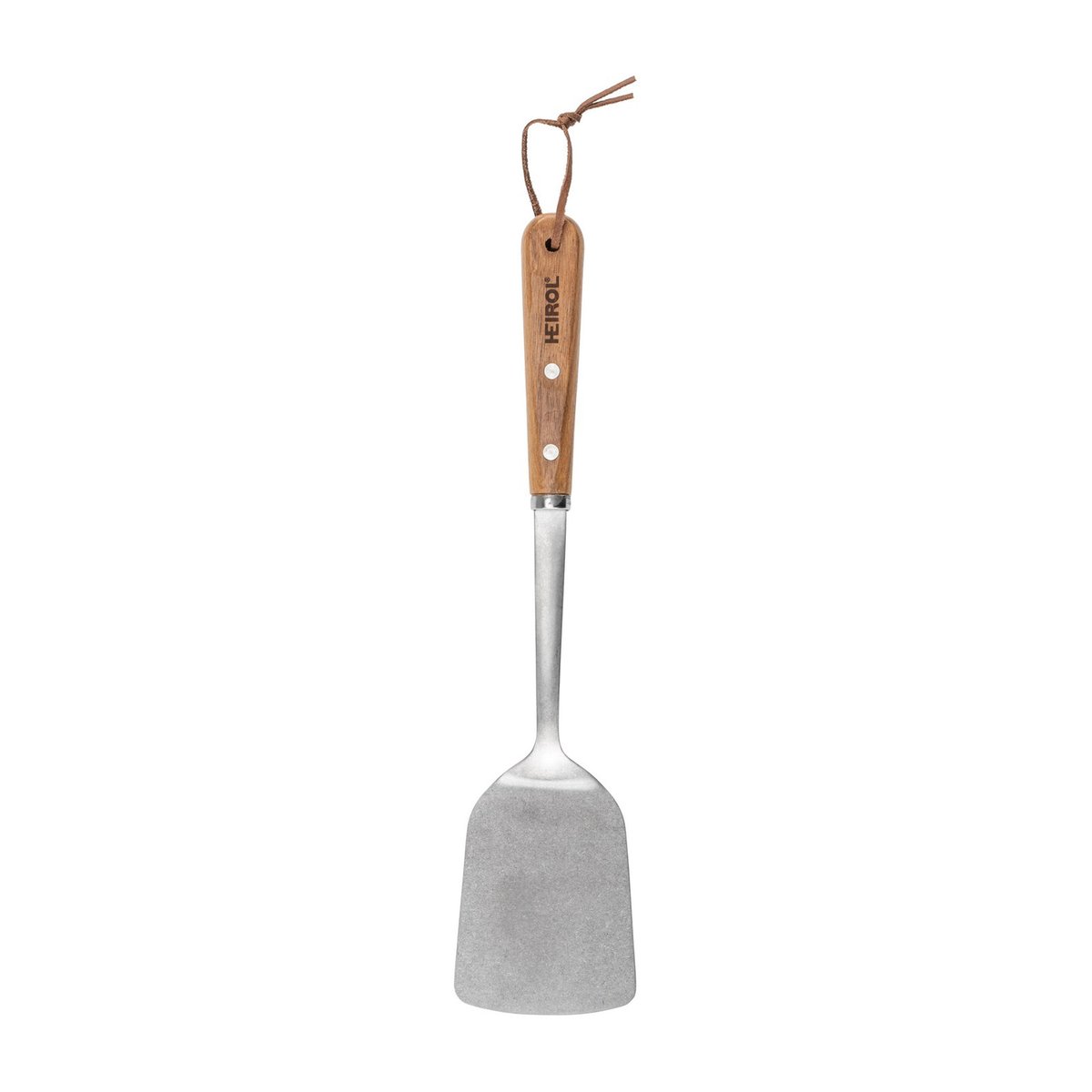 heirol spatule en acier inoxydable 36 cm hêtre