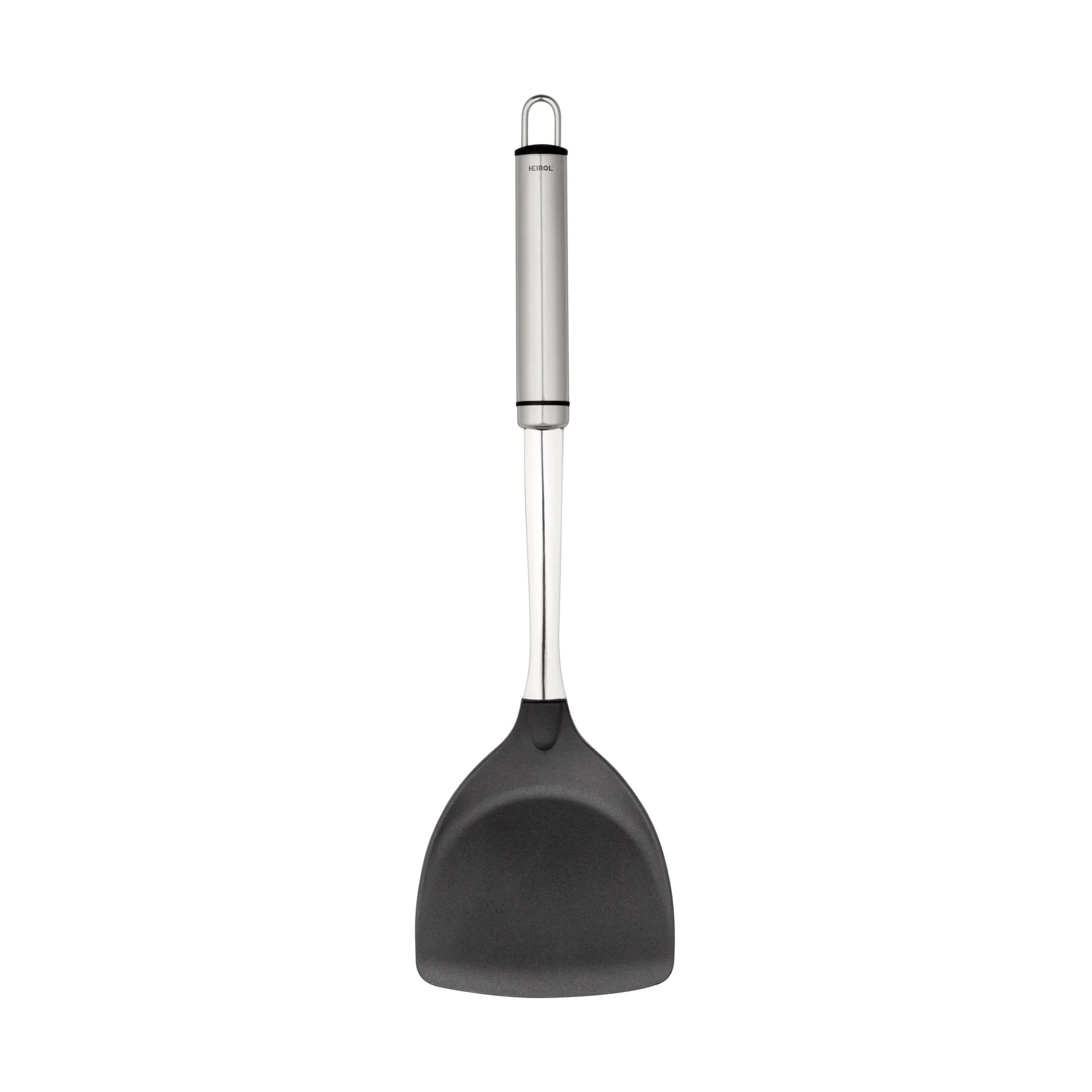 Spatule extra large Steely Heirol, Noir-acier inoxydable Heirol