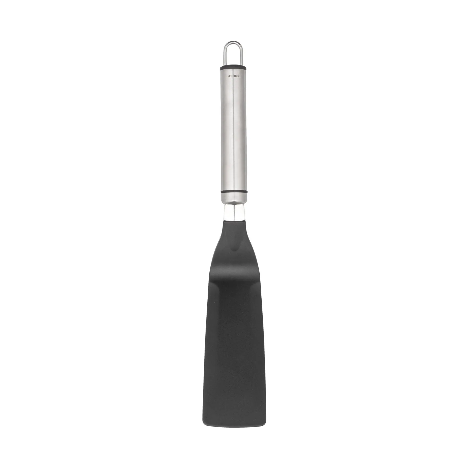 Spatule nylon Heirol Steely, Noir-acier inoxydable Heirol