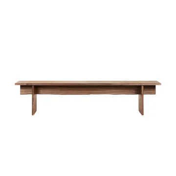 Banc Bookmatch 210 cm - Noyer - Hem