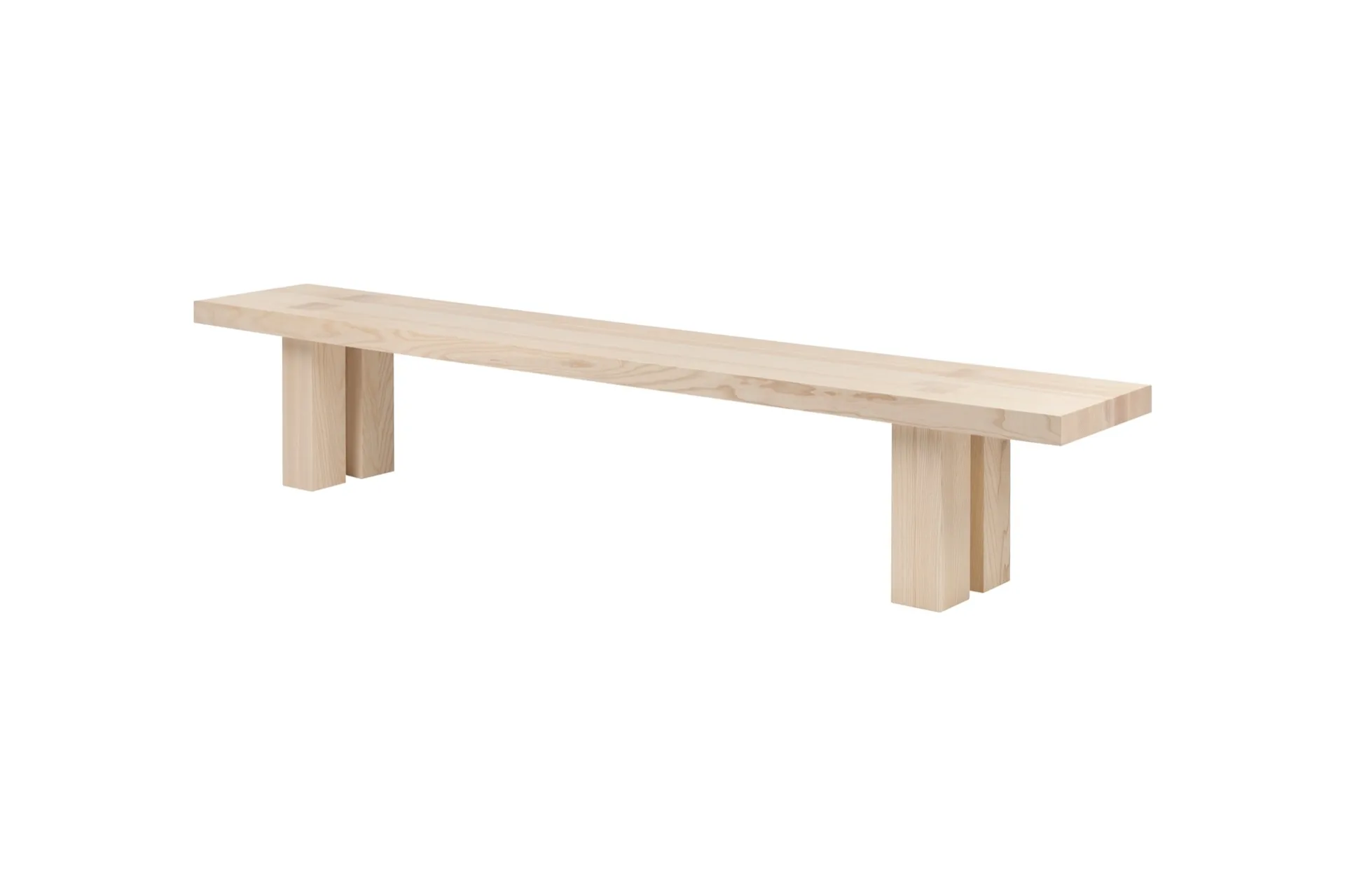 Banc Max 43x250 cm, Frêne Hem