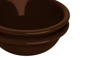 Bol Bronto Ø17 cm Lot de 2 - Brown - Hem
