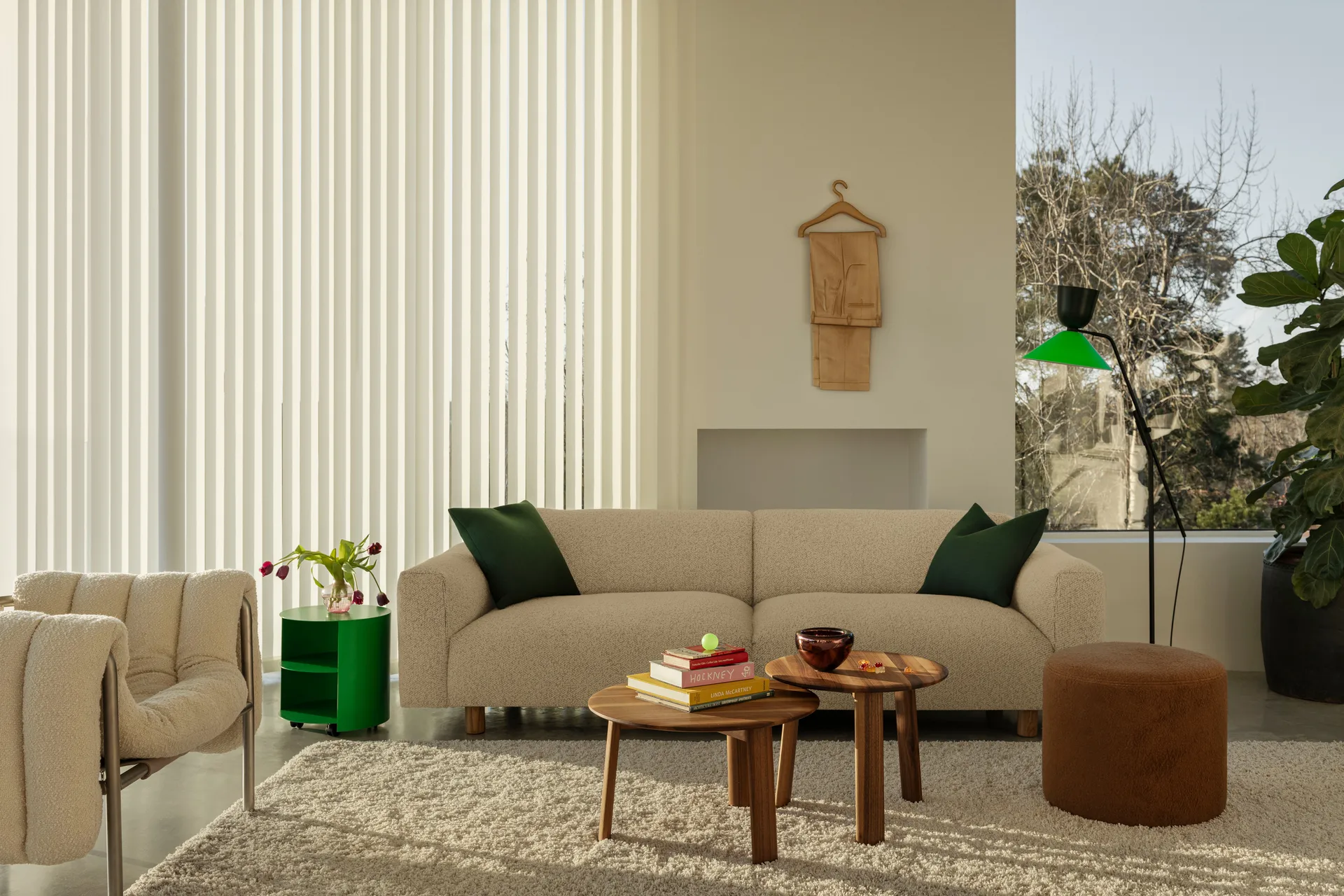 Canapé Koti 2 places 200 cm, Eggshell Hem