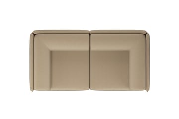 Canapé Palo Block 2 places avec accoudoirs Low 200 cm - Beige - Hem