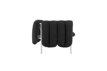 Canapé Puffy 2,5 places 205 cm - Anthracite-acier inoxydable - Hem