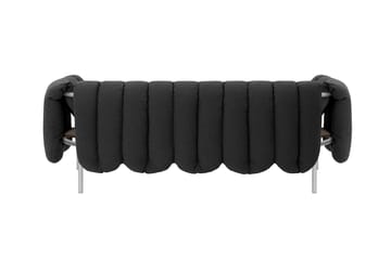 Canapé Puffy 2,5 places 205 cm - Anthracite-acier inoxydable - Hem