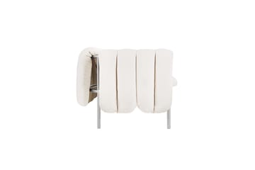 Canapé Puffy 2,5 places 205 cm - Natural-acier inoxydable - Hem