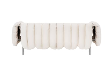 Canapé Puffy 2,5 places 205 cm - Natural-acier inoxydable - Hem