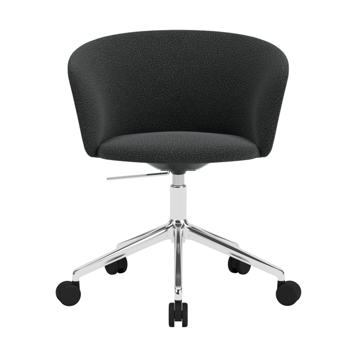 Chaise de bureau Kendo Swivel à 5 roulettes - Graphite-polished aluminium - Hem