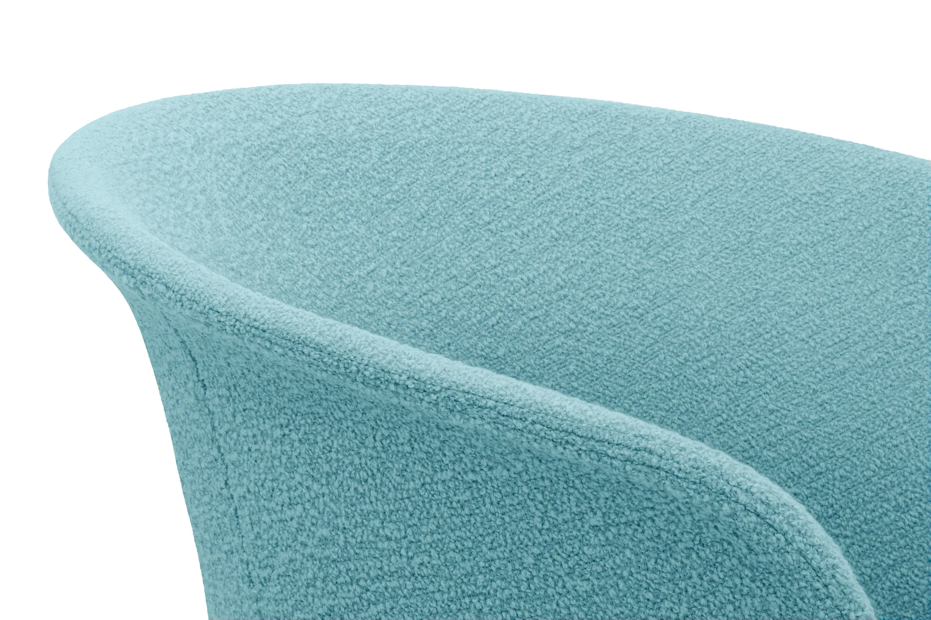 Chaise de bureau Kendo Swivel à 5 roulettes, Icicle-polished aluminium Hem