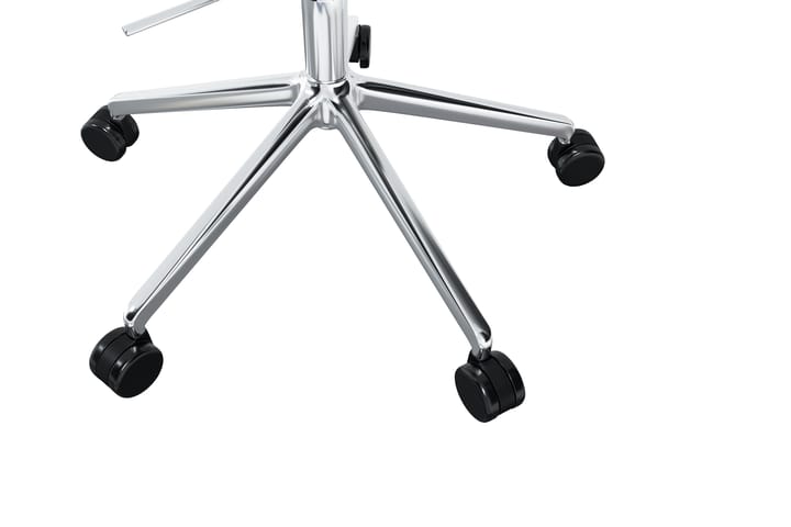 Chaise de bureau Kendo Swivel à 5 roulettes, Icicle-polished aluminium Hem
