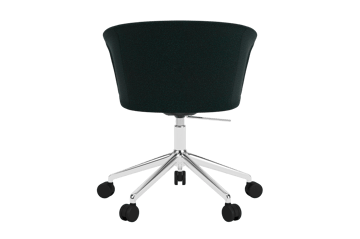 Chaise de bureau Kendo Swivel à 5 roulettes - Pine-polished aluminium - Hem