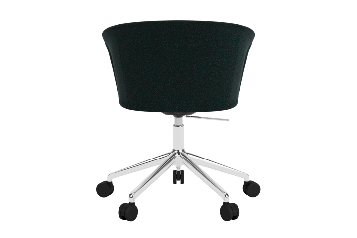 Chaise de bureau Kendo Swivel à 5 roulettes, Pine-polished aluminium Hem