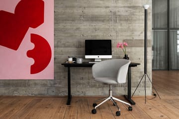 Chaise de bureau Kendo Swivel à 5 roulettes - Porcelain-polished aluminium - Hem