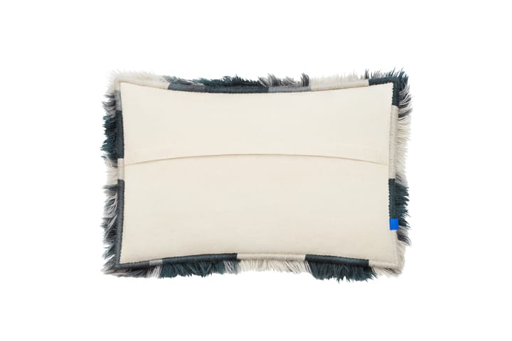 Coussin Monster Large 40x60 cm, Dark teal-off white Hem