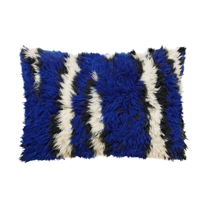 Coussin Monster Large 40x60 cm - Ultramarine blue-off white - Hem