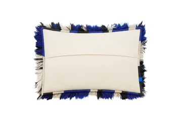Coussin Monster Large 40x60 cm - Ultramarine blue-off white - Hem