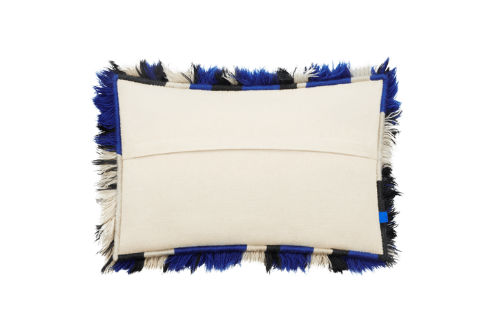 Coussin Monster Large 40x60 cm, Ultramarine blue-off white Hem