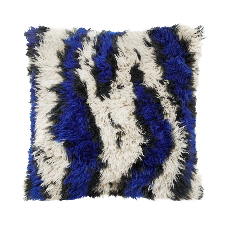 Coussin Monster Medium 50x50 cm - Ultramarine blue-off white - Hem