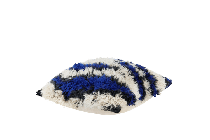 Coussin Monster Medium 50x50 cm, Ultramarine blue-off white Hem