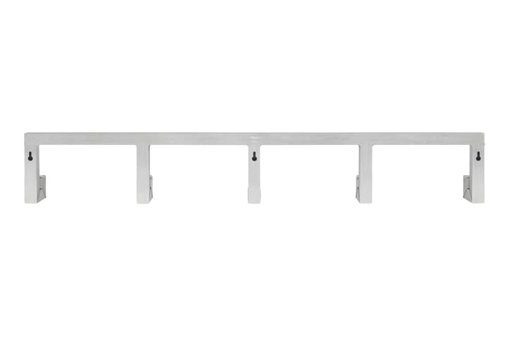 Crochet Tig Quintuple 115 cm, Aluminium brossé Hem