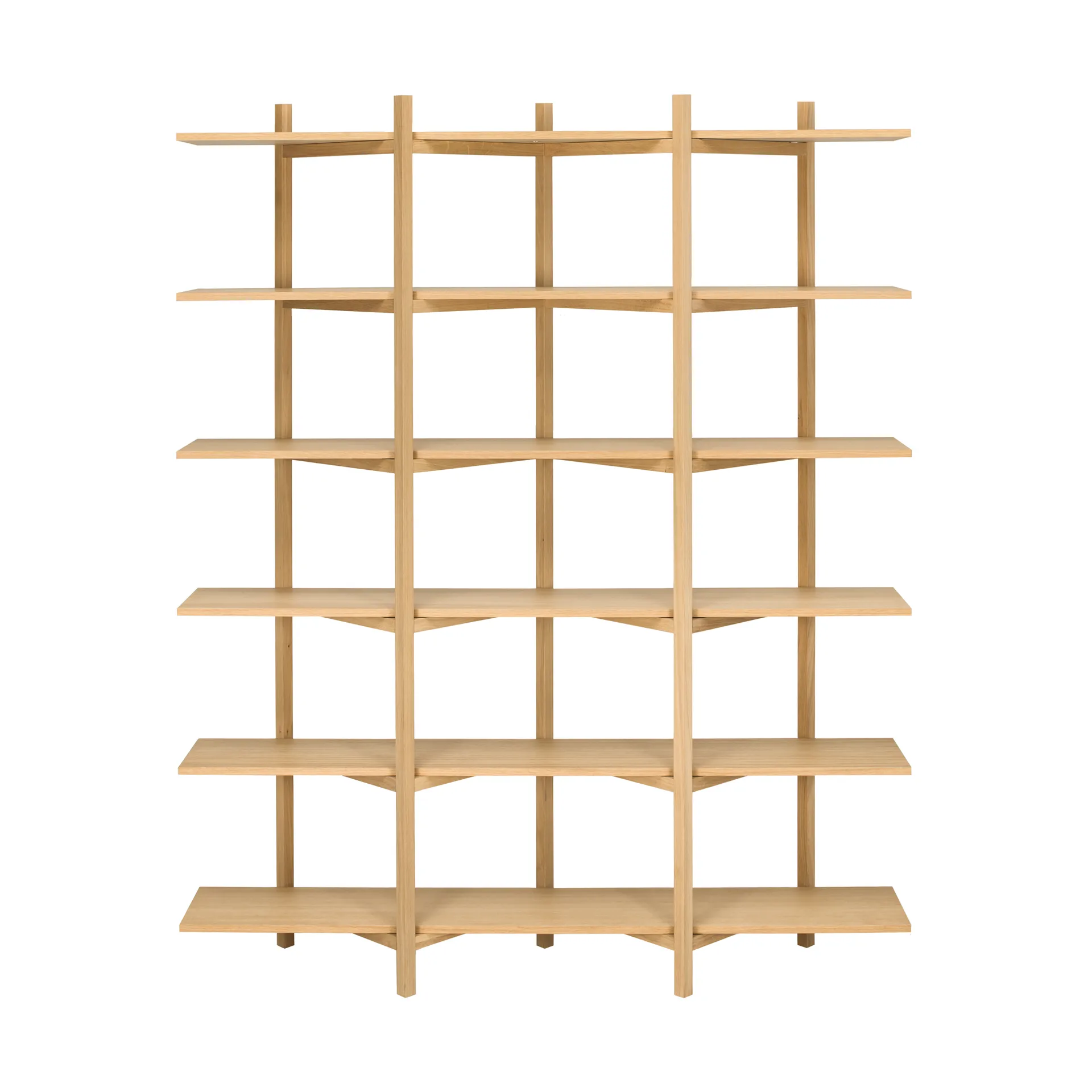 Etagére Zig Zag High 175x214 cm, Chêne Hem