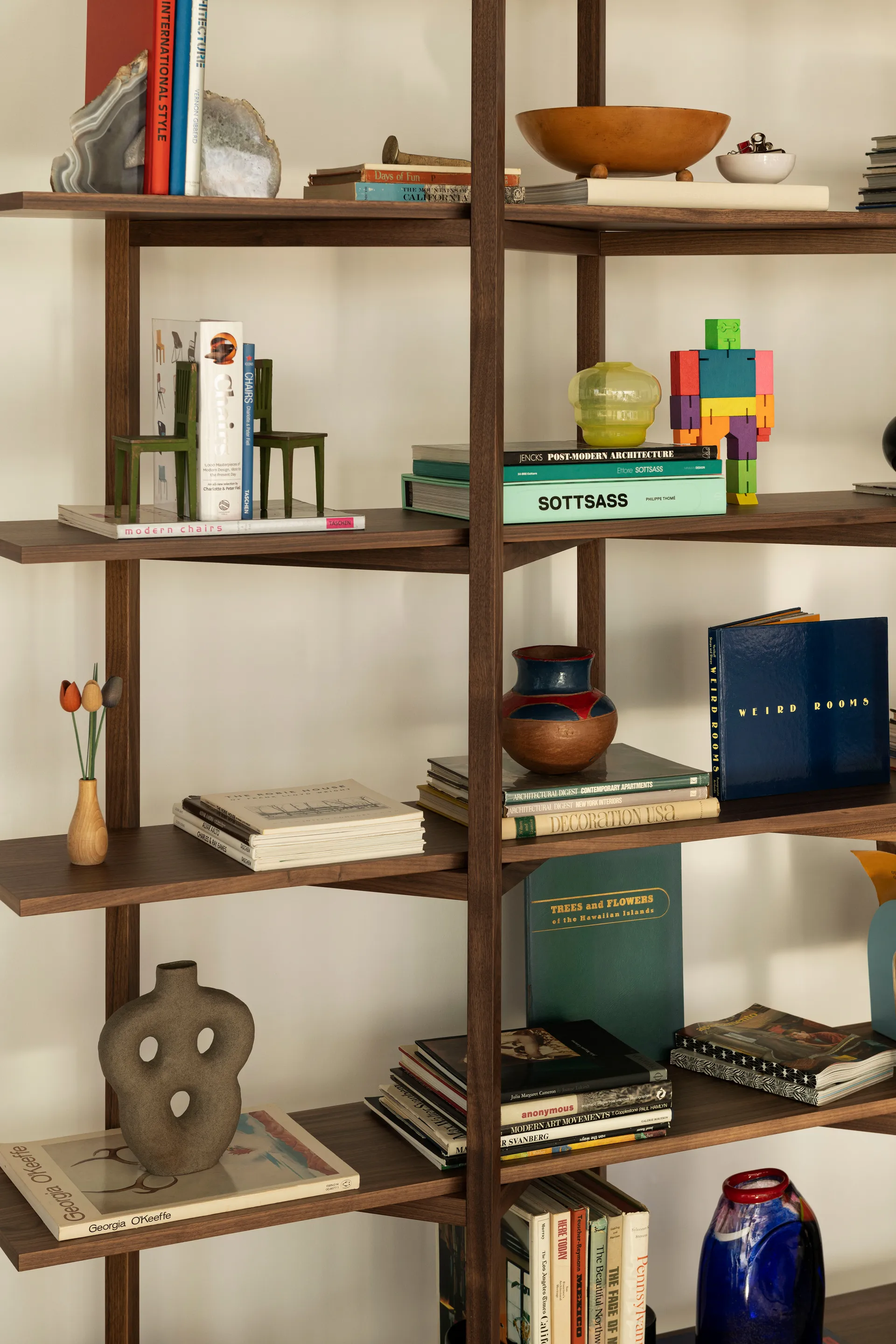 Etagére Zig Zag High 175x214 cm, Noyer Hem