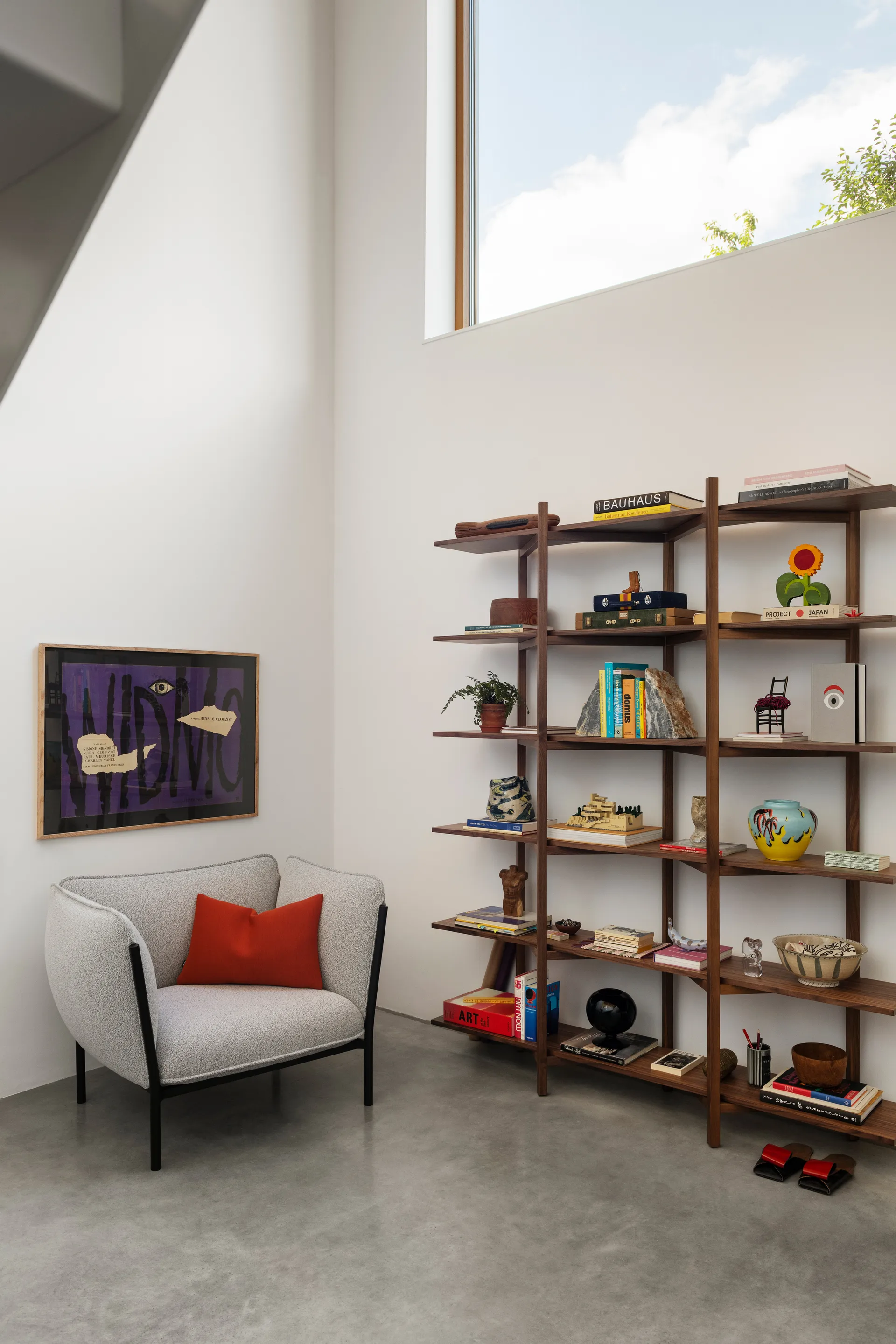 Etagére Zig Zag High 175x214 cm, Noyer Hem