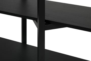 Etagére Zig Zag Low 175x100 cm - Black - Hem