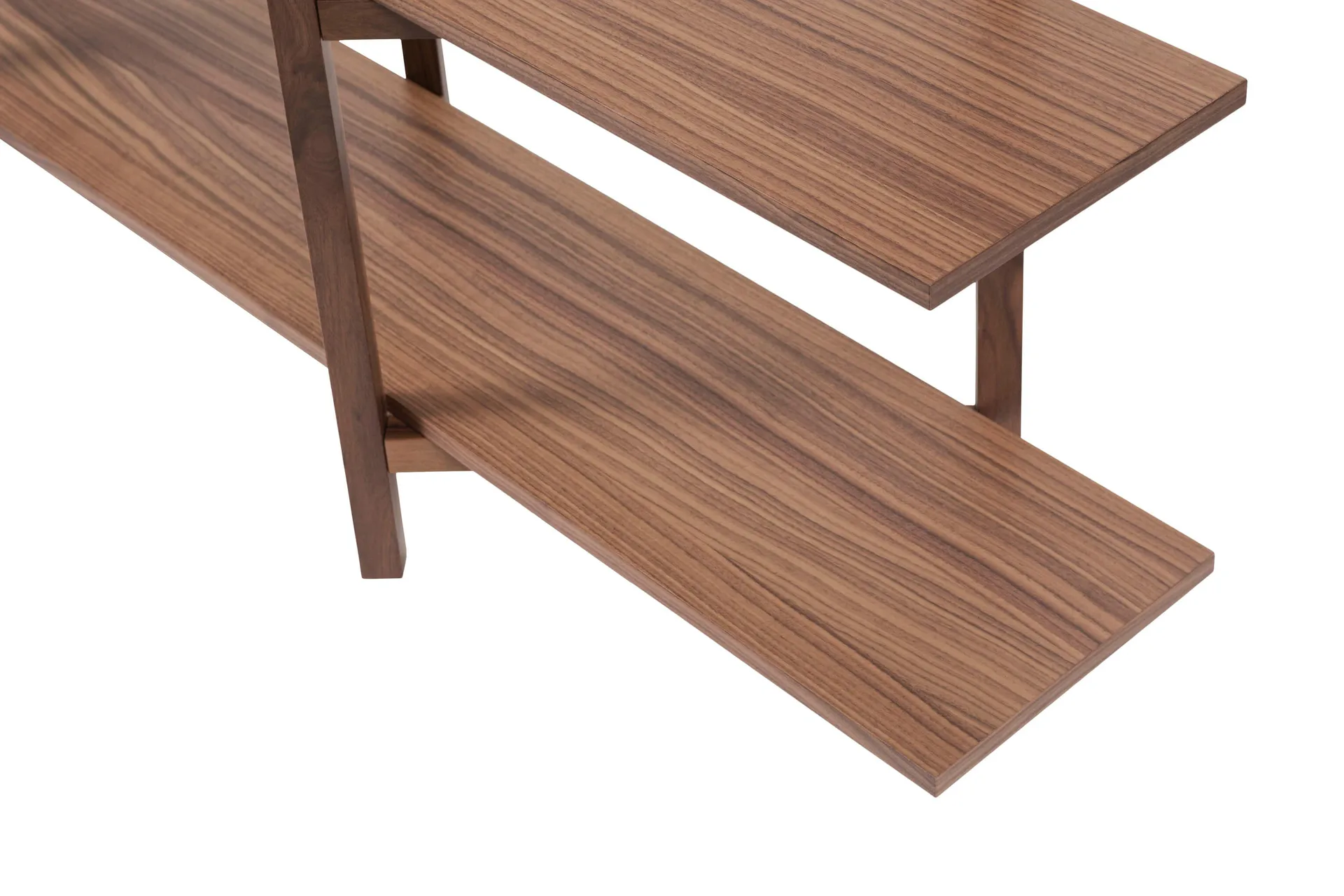 Etagére Zig Zag Low 175x100 cm, Noyer Hem