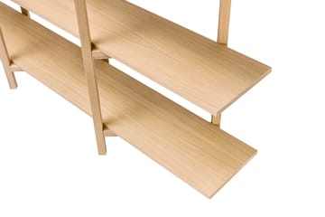 Etagére Zig Zag Media 194x57 cm - Chêne - Hem